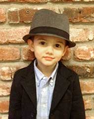 picture of a three year old boy in a hat