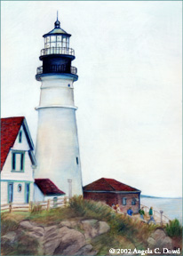 drawing of light house