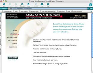 Previous home page for for Laser Skin Solutions